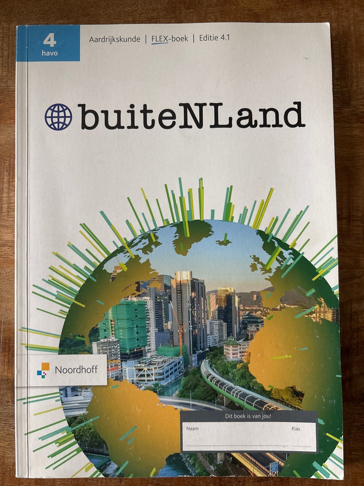 Aardrijkskunde FLEX-boek buitenNL Ed. 4.1 4 havo, Ophalen of Verzenden, Zo goed als nieuw, HAVO, Aardrijkskunde