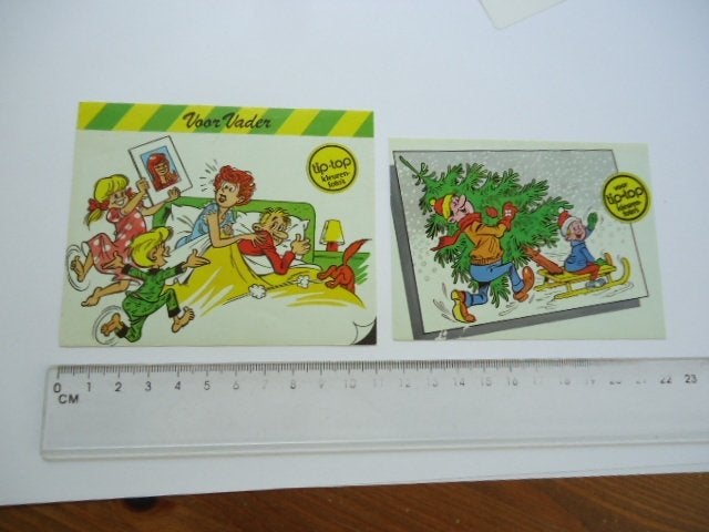 sticker TIPTOP Film foto strip pop art eppo pep retro 2 x --, Verzenden, Zo goed als nieuw