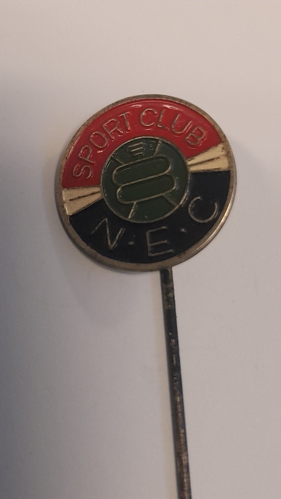 Vintage N.E.C. Sport Club Speldje, Verzenden, Gebruikt, Poster, Plaatje of Sticker