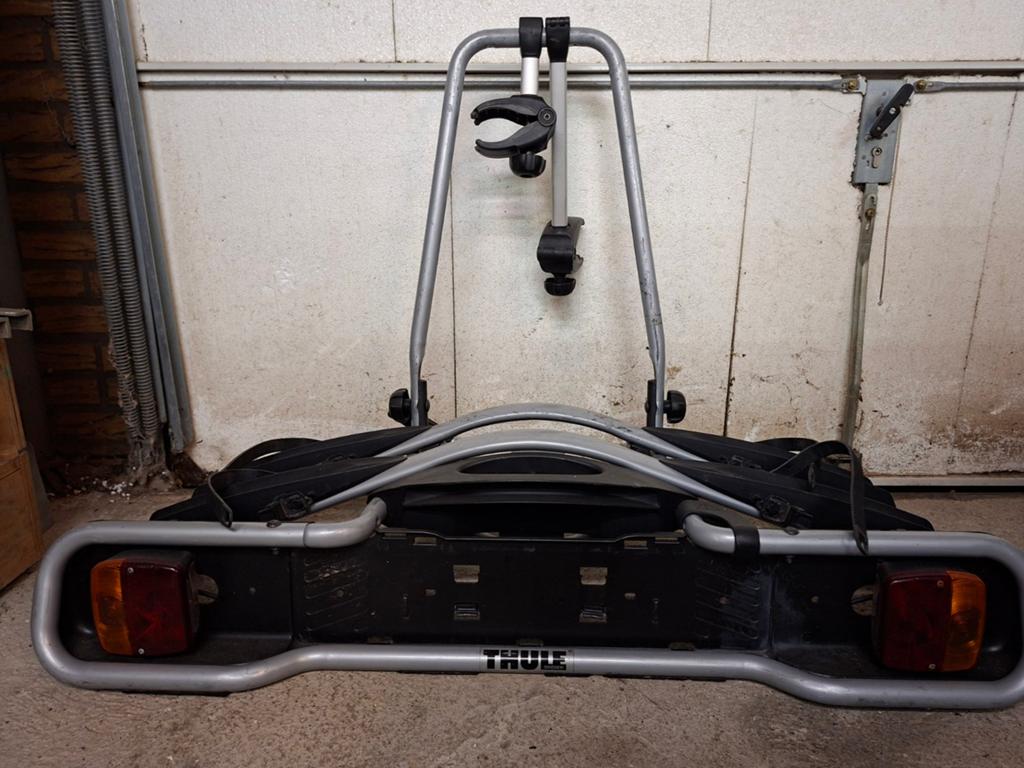 Thule fietsendrager, Auto diversen, Fietsendragers, Ophalen, 2 fietsen, Gebruikt, Trekhaakdrager