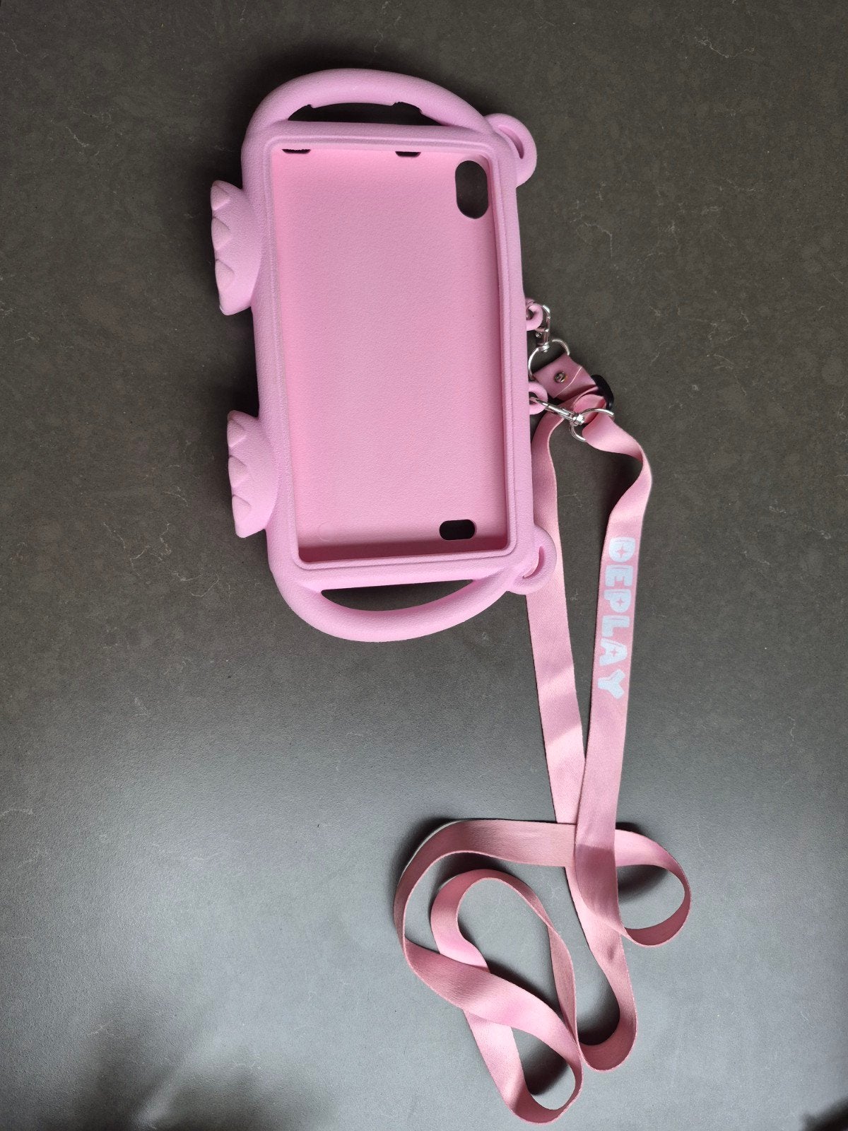 Roze siliconen hoesje voor kinder tablet, Computers en Software, Ophalen of Verzenden, Zo goed als nieuw