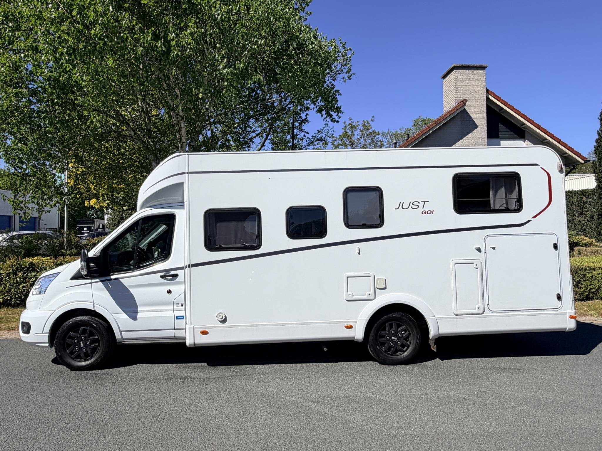 Dethleffs Just go t7055 ebl Ford 130PK Camper•Automaat•T, Caravans en Kamperen, Automaat, Bedrijf, Diesel, Dethleffs