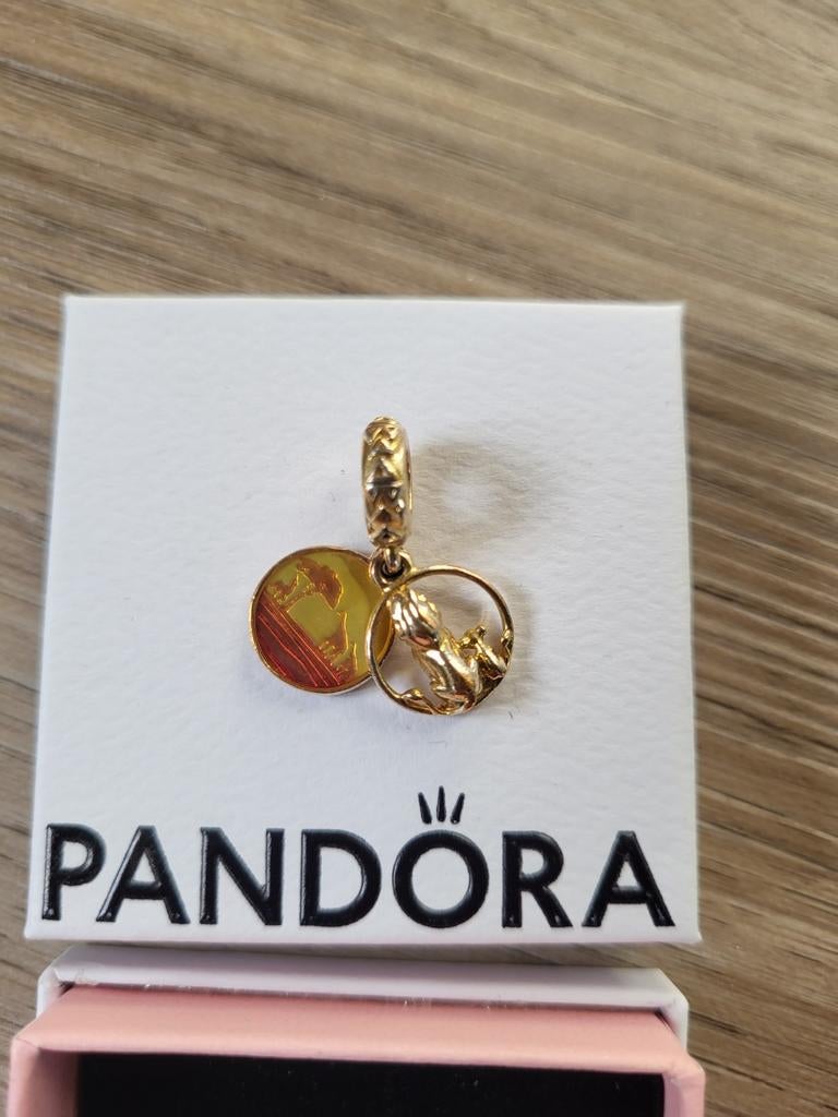 Pandora shine The Lion king bedel, Ophalen of Verzenden, Zo goed als nieuw, Zilver, Pandora