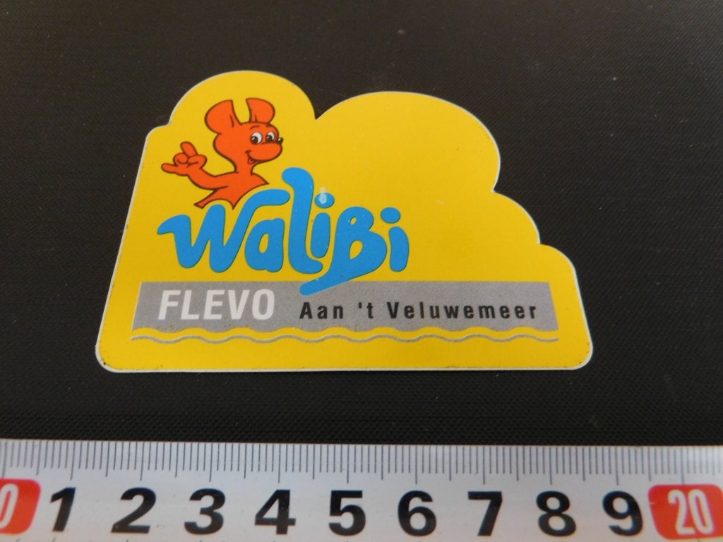 sticker walibi flevo aan 't veluwemeer, Verzamelen, Ophalen, Zo goed als nieuw