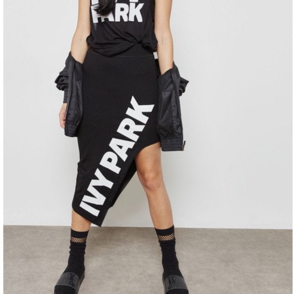 Ivy Park Rok maat 36, Ophalen, Zwart, Zo goed als nieuw, Maat 36 (S)