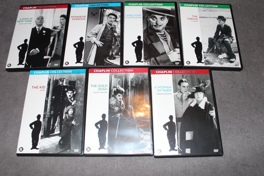 DVD Charlie Chaplin films 5 euro per stuk, Cd's en Dvd's, Dvd's | Klassiekers, Alle leeftijden, Nederlands, Ophalen of Verzenden