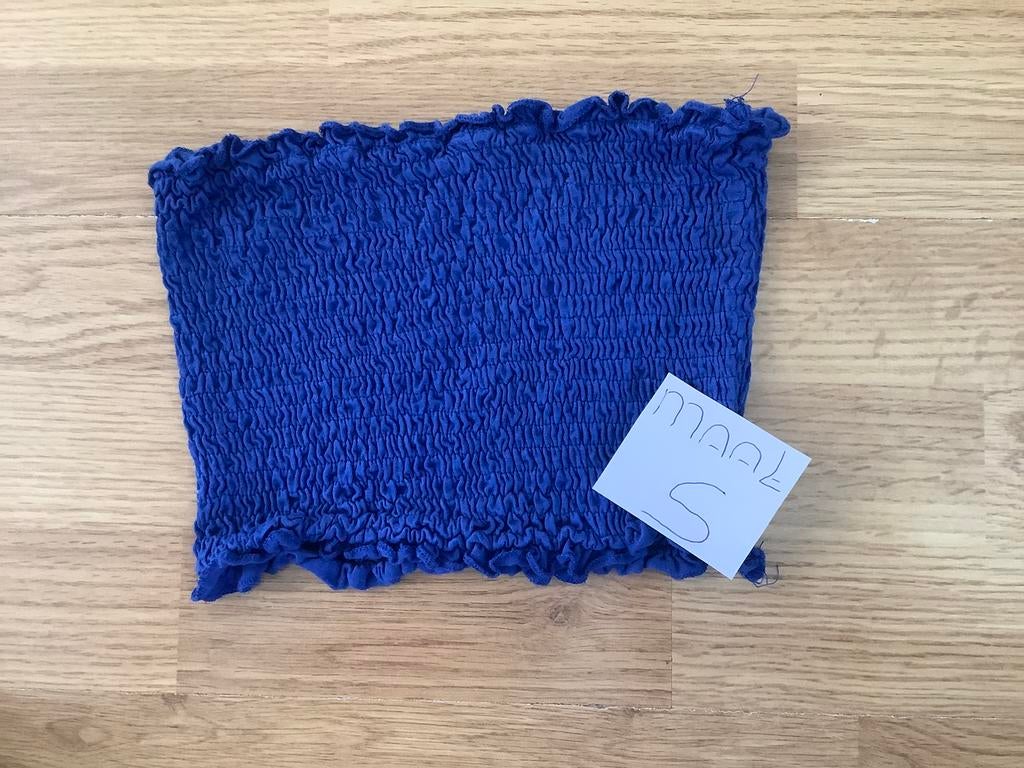 Buik shirt zonder mouwen maat S, Maat 38/40 (M), Blauw, Ophalen of Verzenden, Zo goed als nieuw