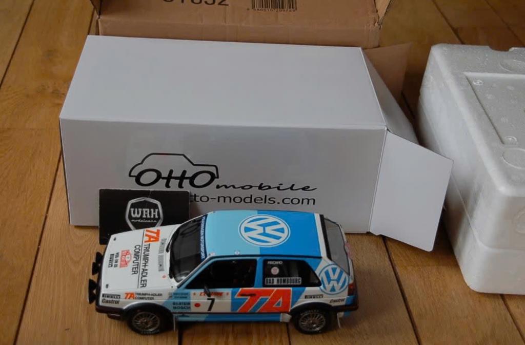 1:18 VOLKSWAGEN GOLF 2 #7 MC Otto mobile OT852 in box WRH, Verzenden, Zo goed als nieuw, Auto, OttOMobile