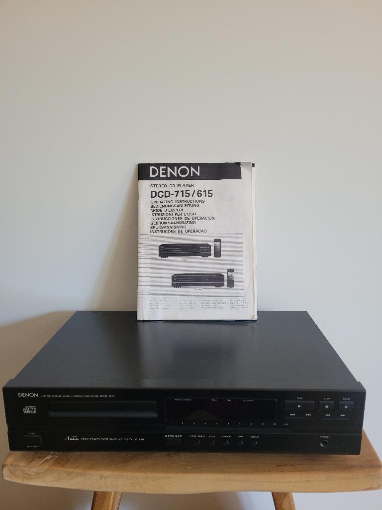 Denon stereo cd speler 715/615, Ophalen of Verzenden, Gebruikt, Cd-speler, Denon