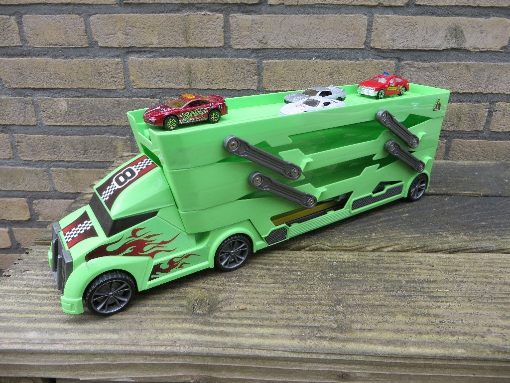 Rapid Wheels Car Transporter truck, Ophalen of Verzenden, Zo goed als nieuw