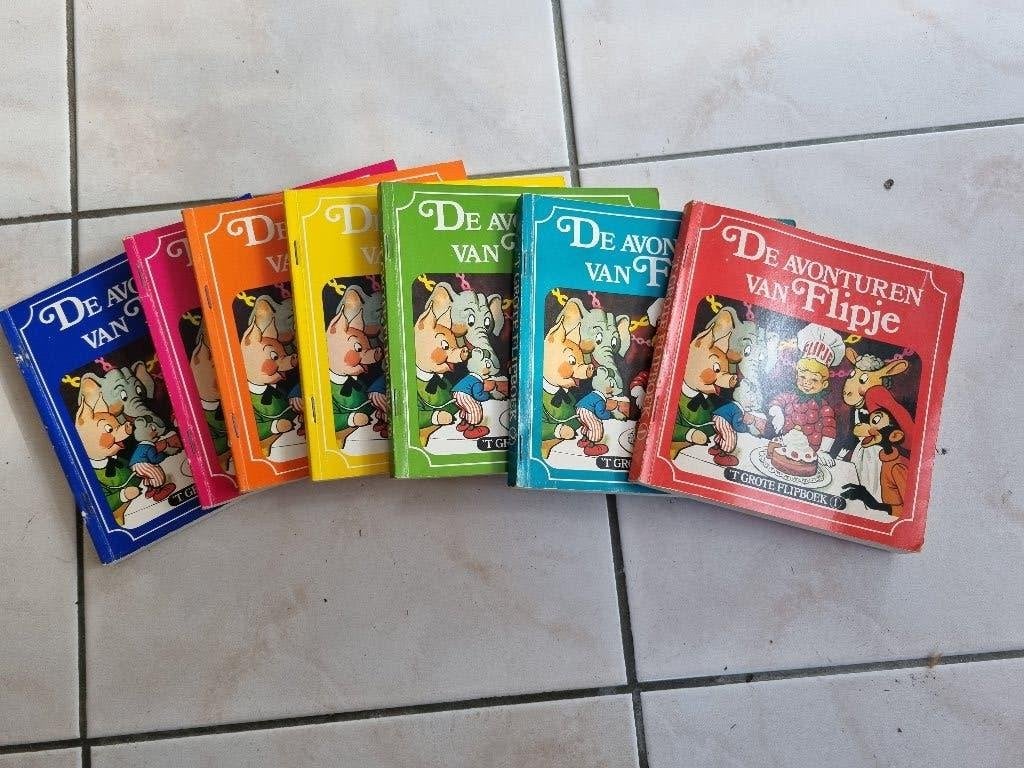 Boek avonturen van Flipje 7x, Eén stripboek, Ophalen of Verzenden, Gelezen