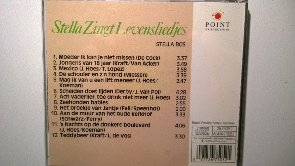 Stella - Stella Zingt Levensliedjes, Ophalen of Verzenden, Zo goed als nieuw, Levenslied of Smartlap, Album