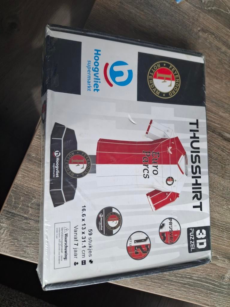 Nieuw feyenoord thuis shirt puzzel, Ophalen of Verzenden, Nieuw