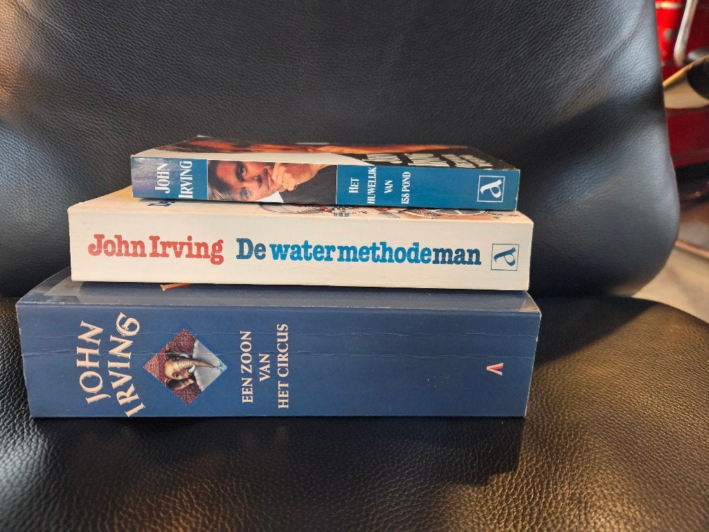 John Irving - 5 boeken - o.a.een zoon van het circus, Boeken, Ophalen of Verzenden, Gelezen, John Irving