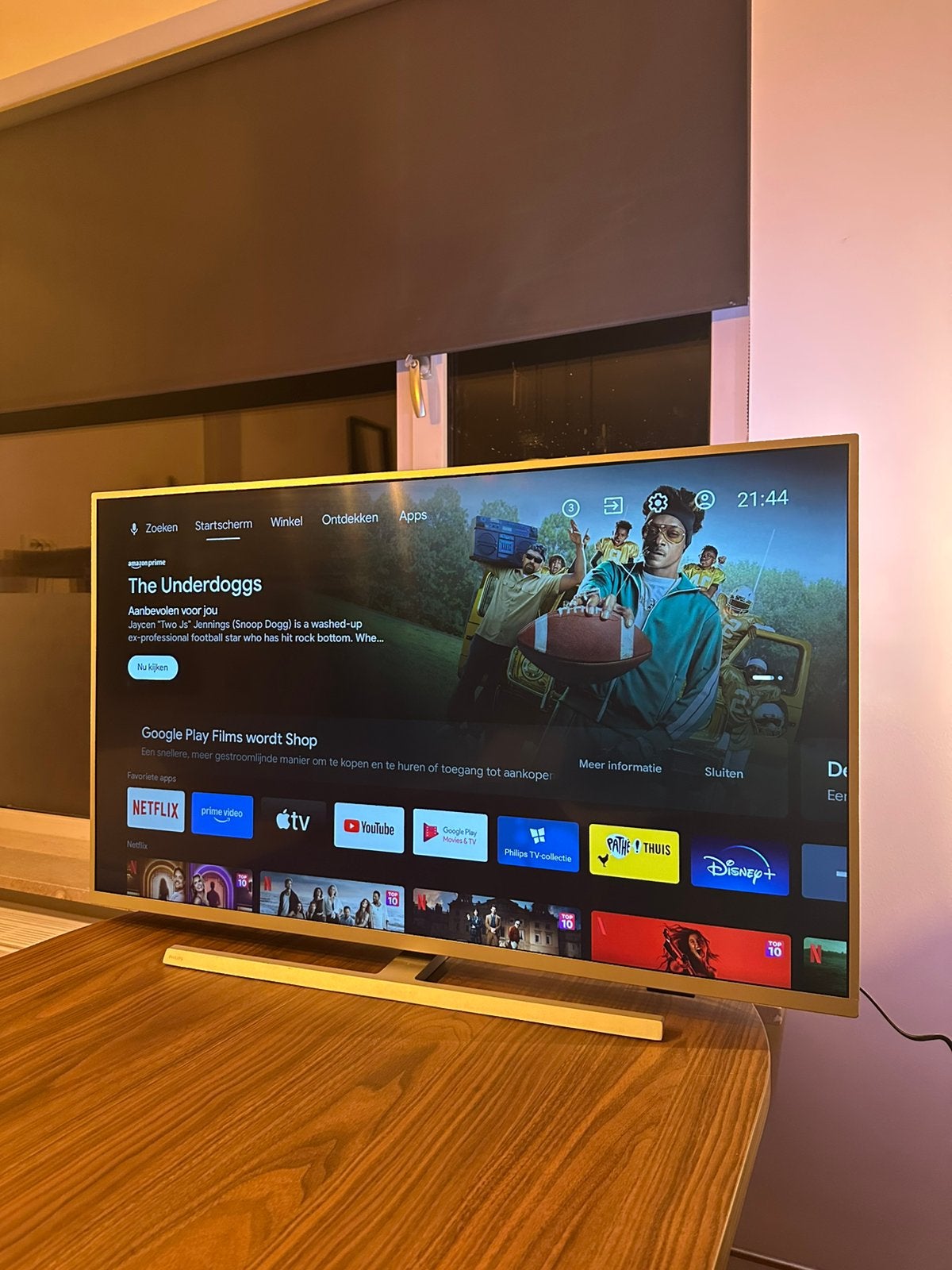 Philips 43 INCH 4K smart TV ambilight, Ophalen, Philips, 50 Hz, Zo goed als nieuw