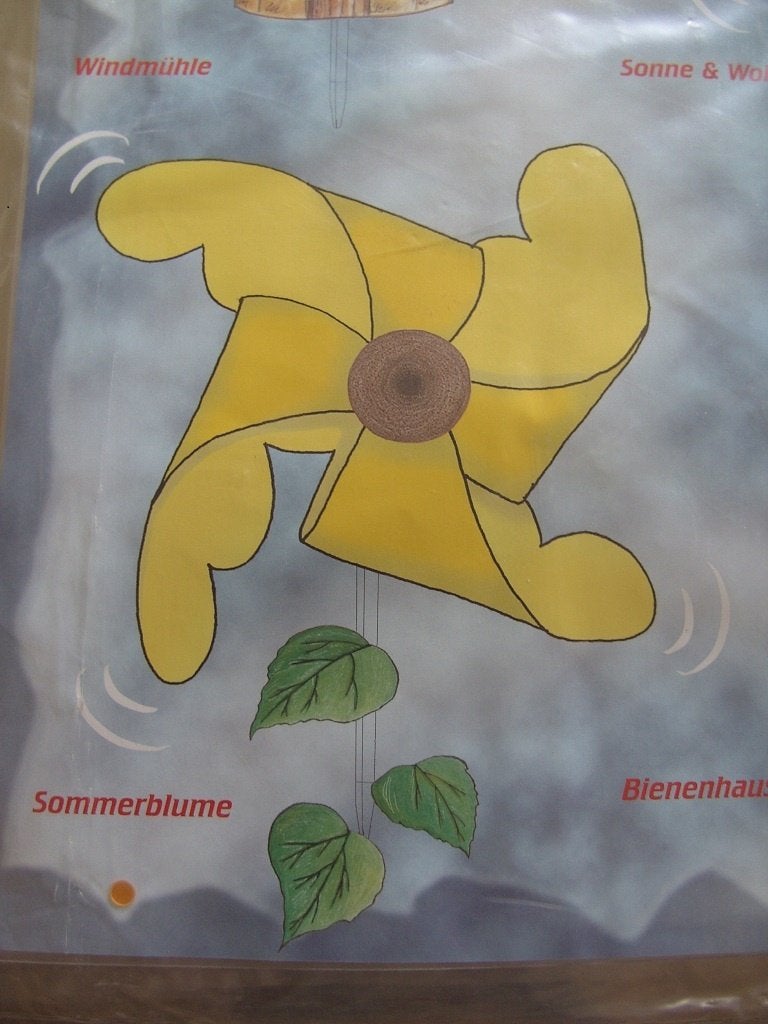 WINDMOLEN Zonnebloem sommerblume NIEUW, -, -, Nieuw, Ophalen of Verzenden
