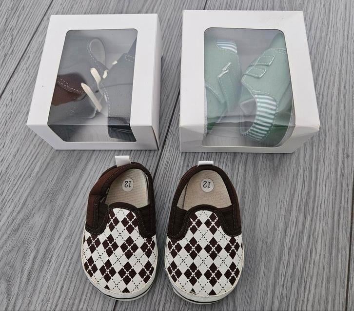 3 paar baby schoentjes maat 6-12 maanden, Zeeman, Schoentjes, Nieuw, Ophalen of Verzenden