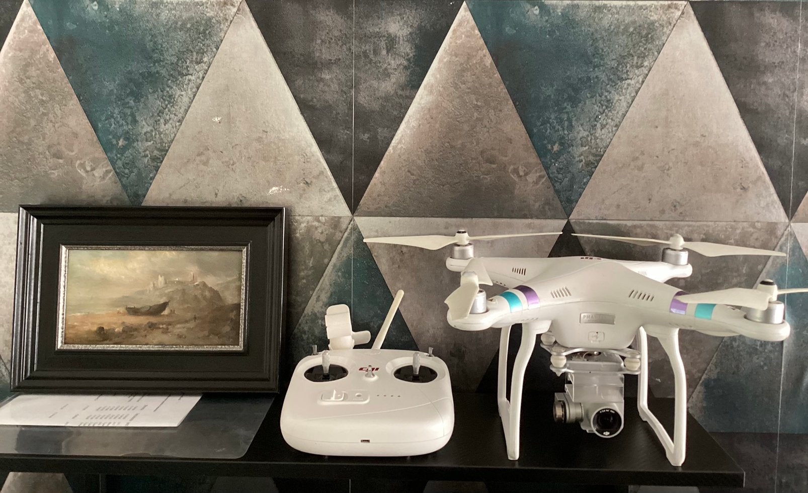 DJI  Phantom standard met alle accessoires en DJI hard case, Gebruikt, Cameradrone, Ophalen of Verzenden, DJI