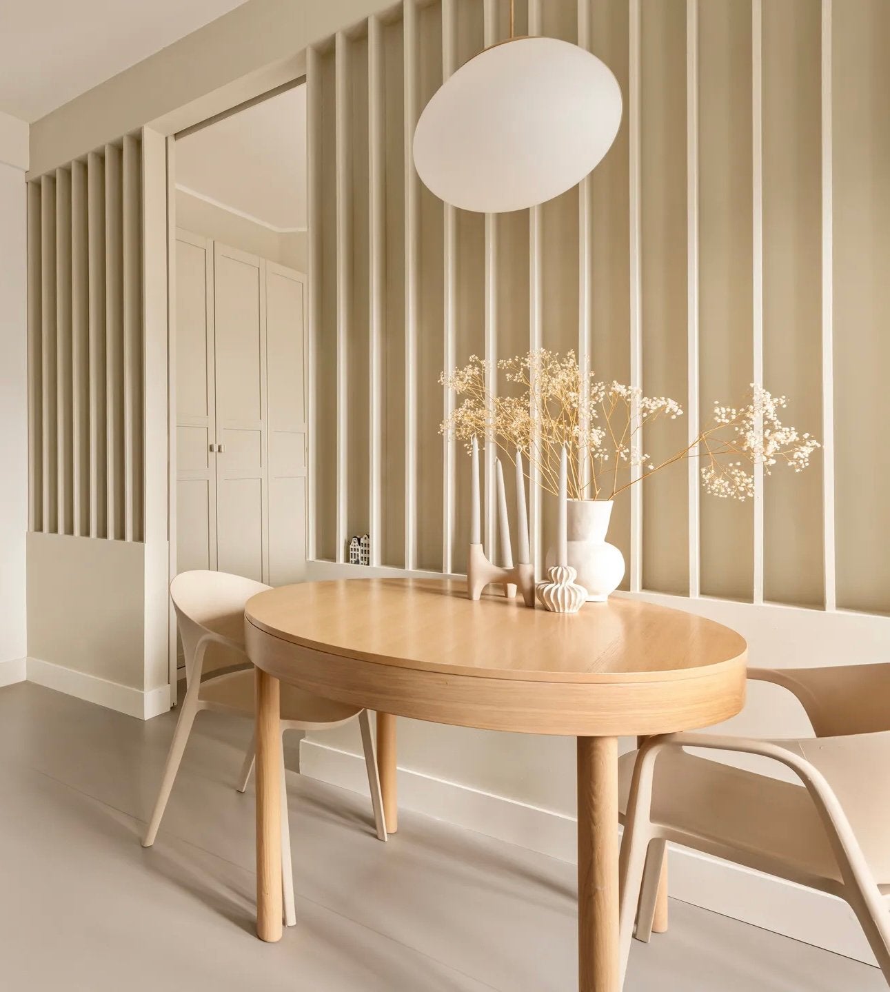 Bolia houten ronde tafel 100cm, Ophalen, Gebruikt, Rond, 100 tot 150 cm