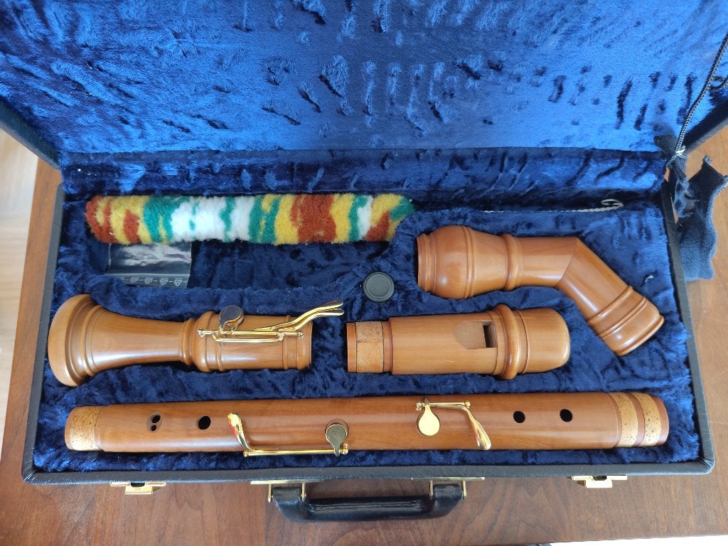 Basfluit, Muziek en Instrumenten, Ophalen, Zo goed als nieuw, Bas, Met koffer, hoes of etui