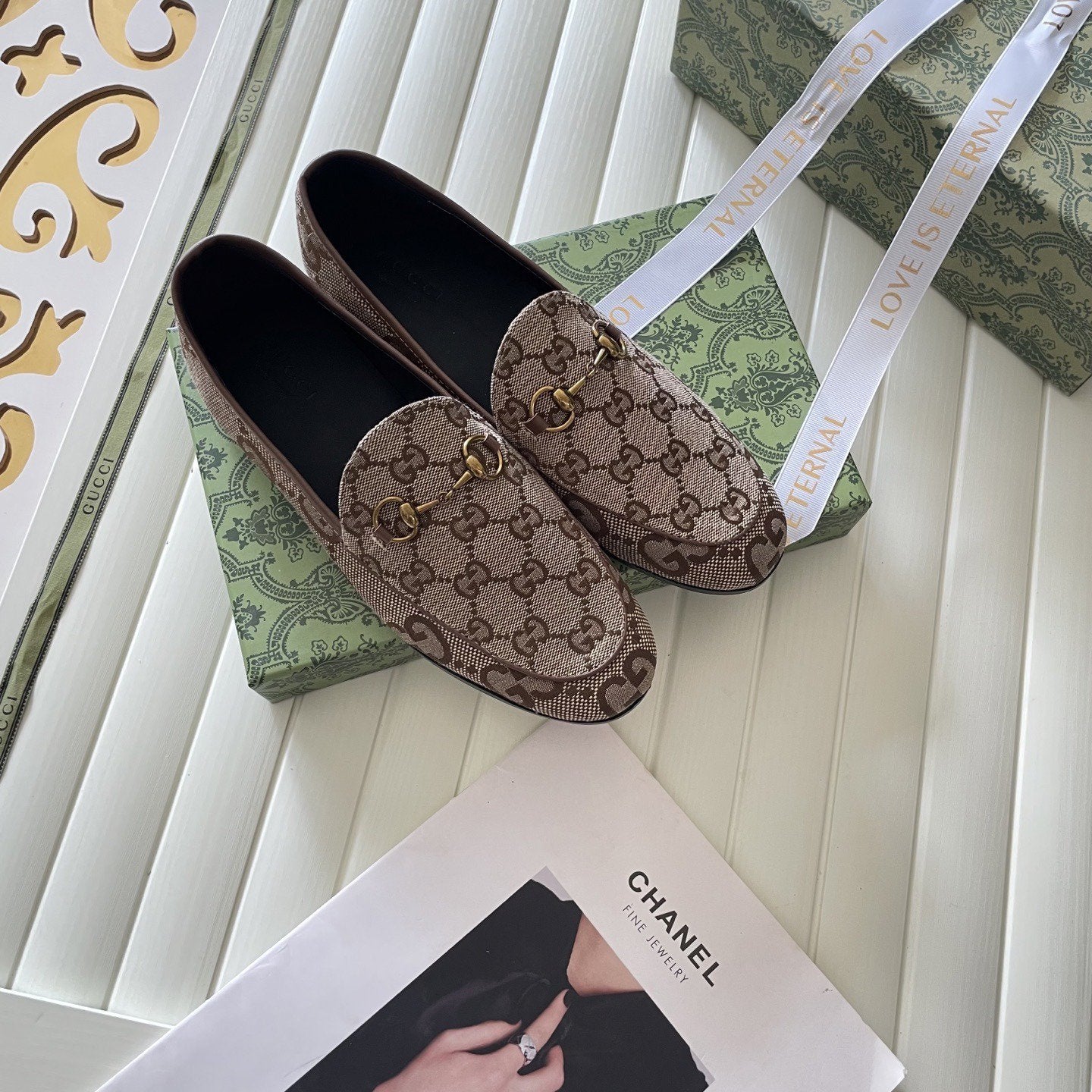 Gucci instappers loafers maat 38, Ophalen of Verzenden, Zo goed als nieuw, Instappers