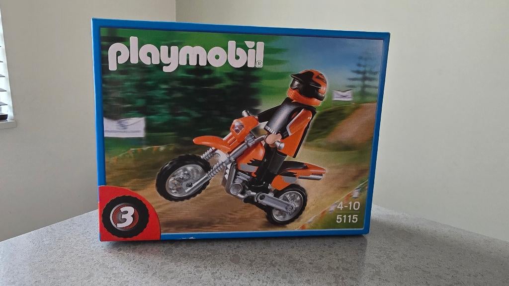 Playmobil 5115 Enduro cross motor nieuw in doos, Ophalen of Verzenden, Nieuw, Complete set