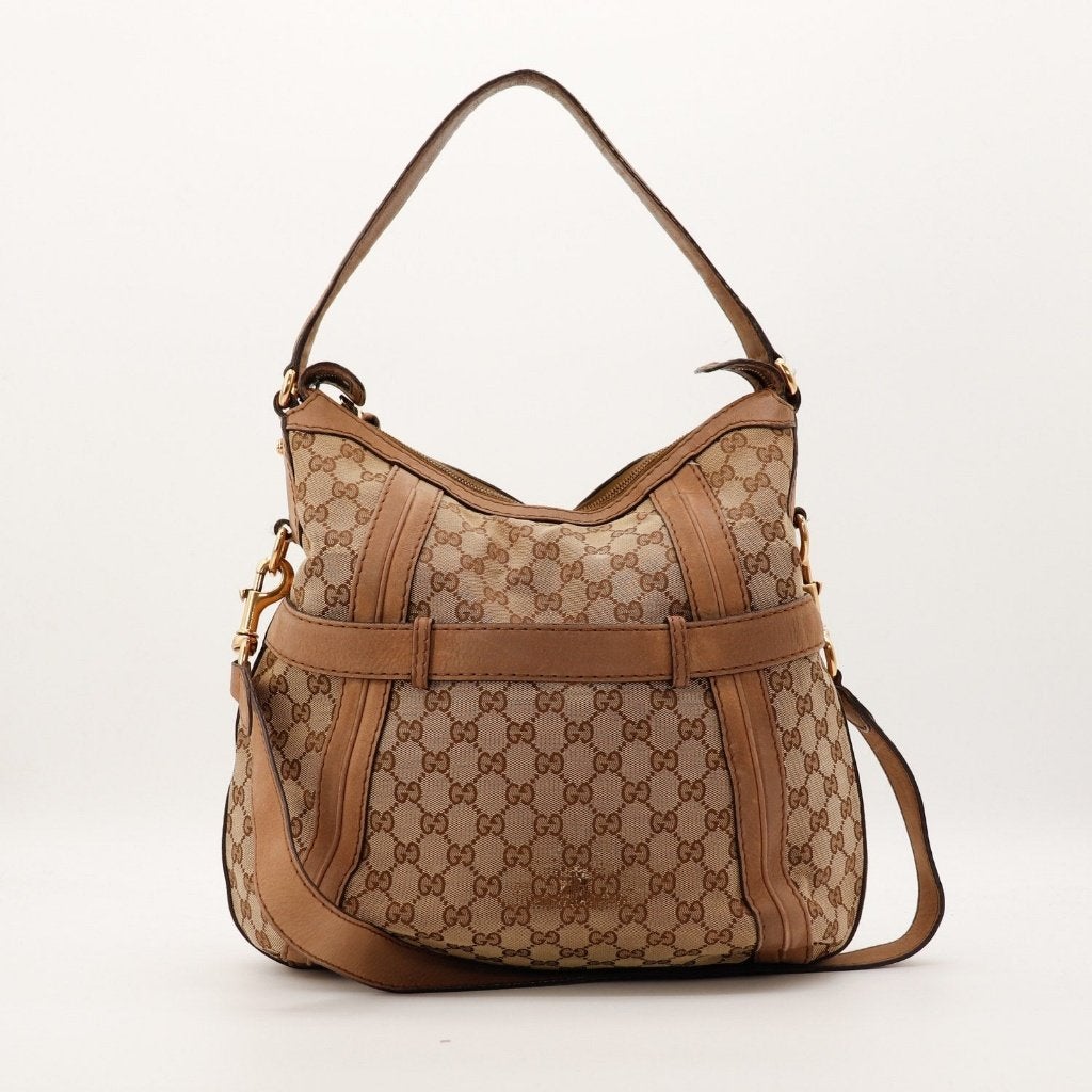 Gucci Running hobotas, Sieraden, Tassen en Uiterlijk, Verzenden, Gebruikt, Zwart, Overige typen