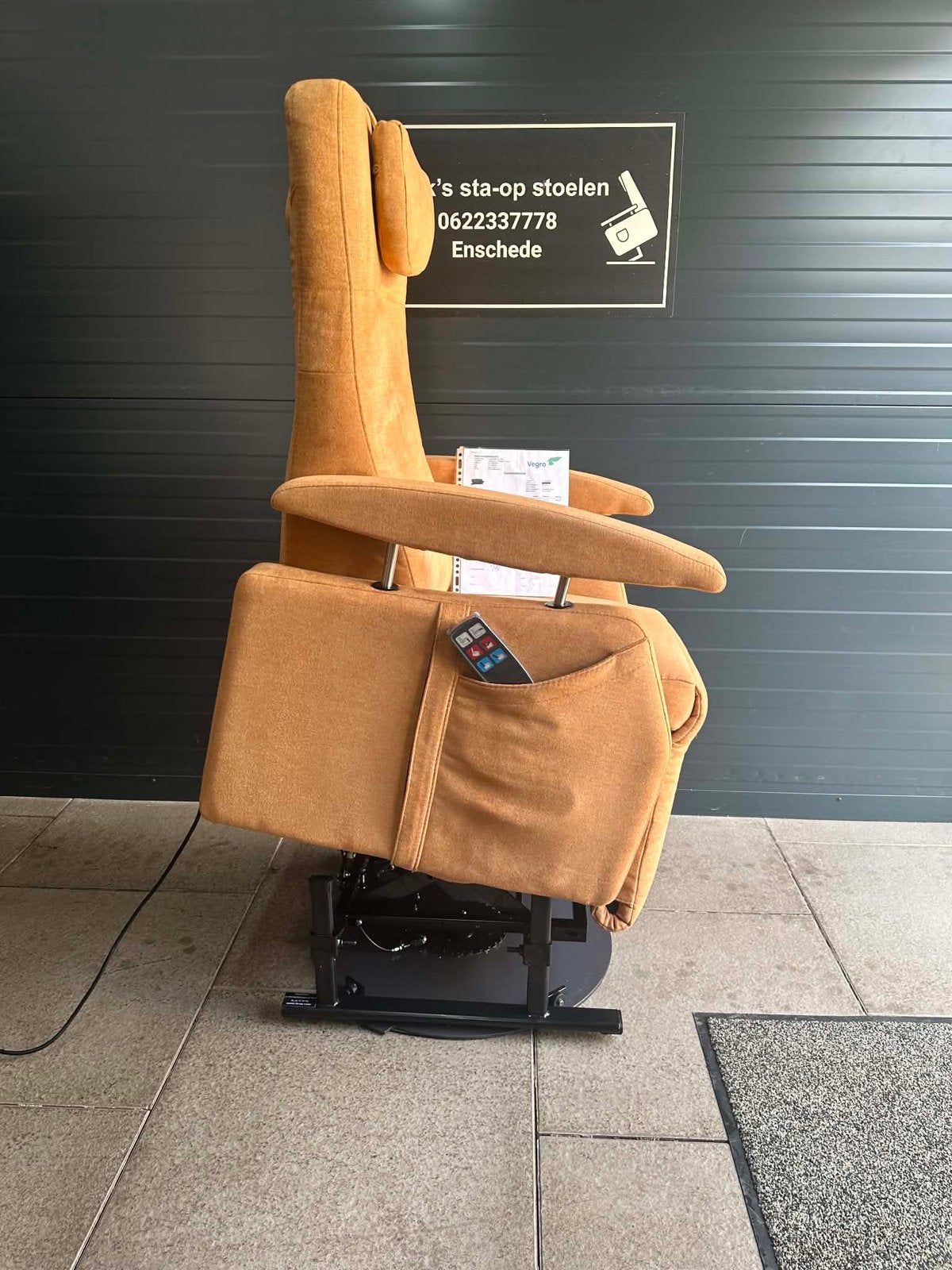 Sta op stoel merk fitform, Ophalen of Verzenden, Zo goed als nieuw, Stof, 50 tot 75 cm