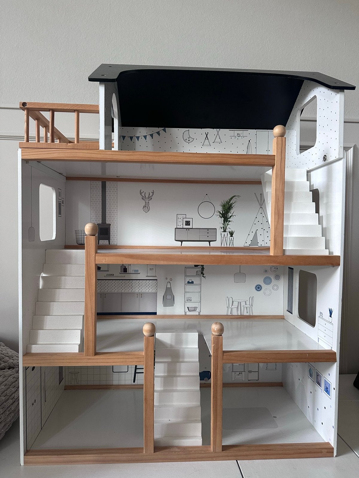 Poppenhuis Petit Amelie, Kinderen en Baby's, Ophalen, Zo goed als nieuw, Jongen of Meisje
