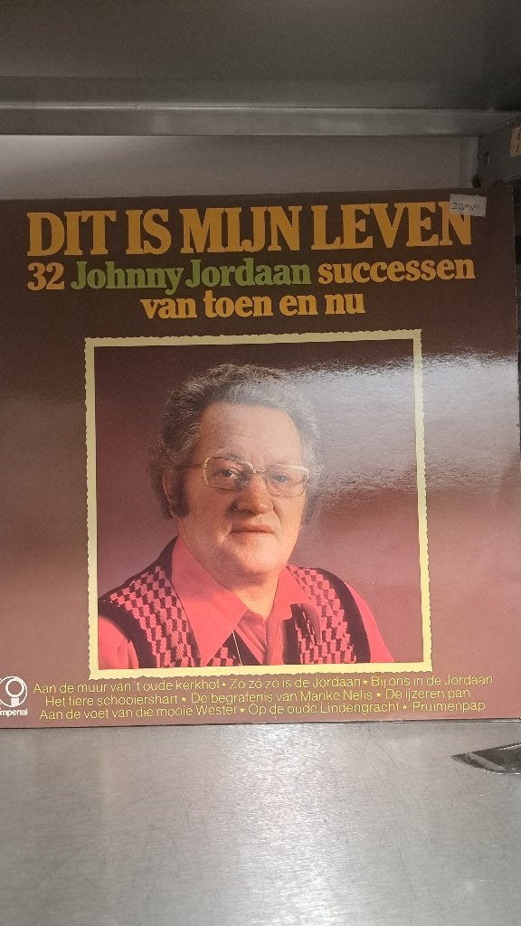 32 Johnny Jordaan successen 2 lp's (Z258-163), Ophalen of Verzenden, Zo goed als nieuw, 12 inch, Levenslied of Smartlap