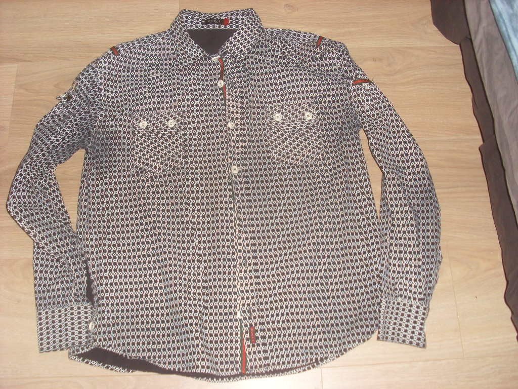 gucci overhemd 3XL zwart wit, Verzenden, Zo goed als nieuw, Zwart, Overige halswijdtes