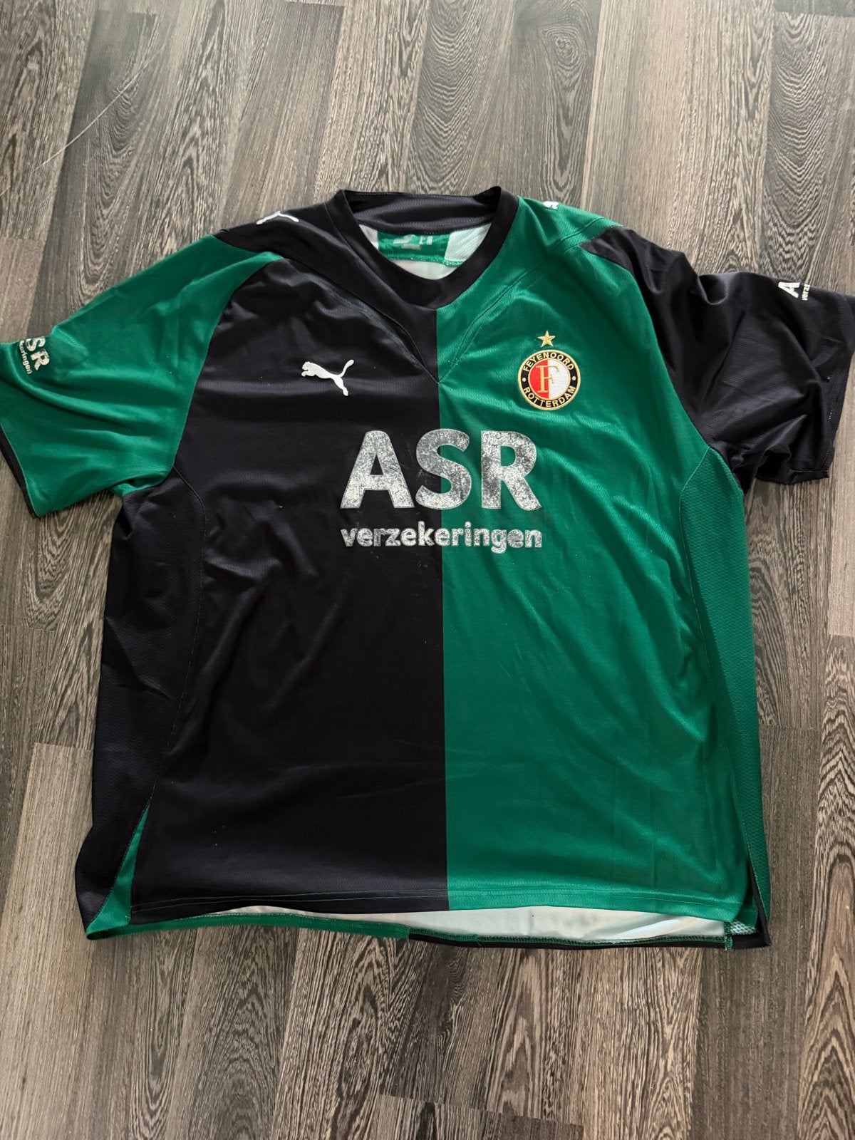 Feyenoord Puma Thuisshirt 2010-2011 Maat XL, Maat XL, Verzenden, Gebruikt, Shirt