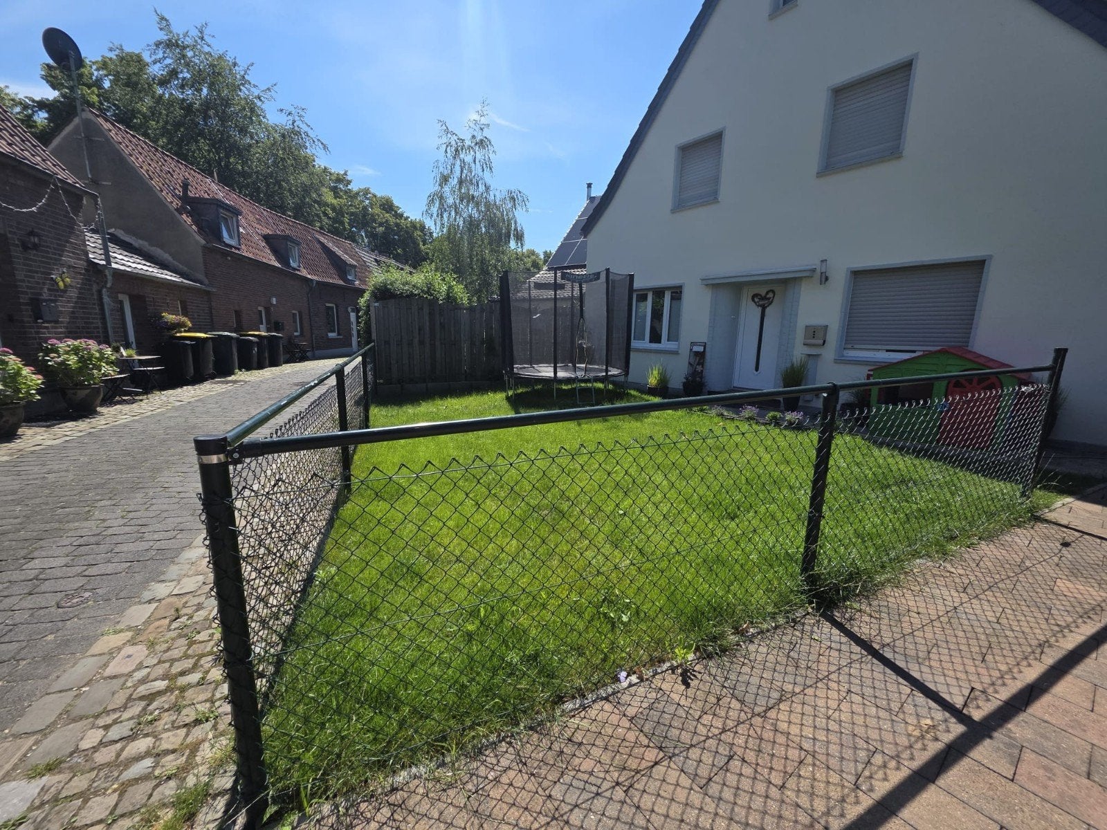 Stevige tuinafscheiding/hekwerk, Ophalen, Gebruikt, IJzer