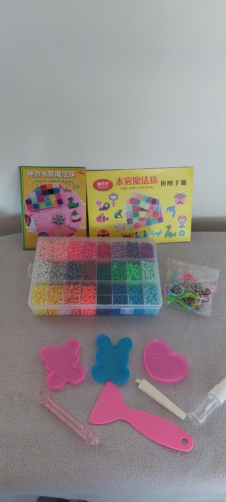 Magic water sticky beads knutselset, Ophalen of Verzenden, Gebruikt, Knutselen
