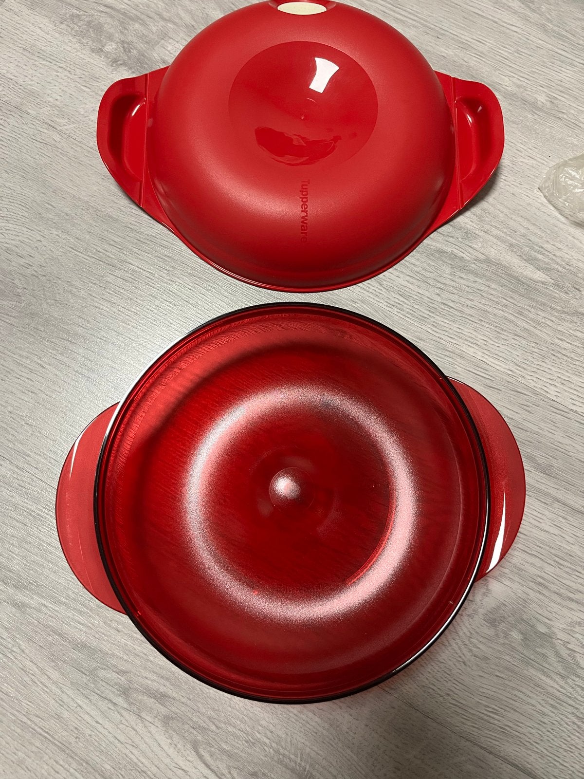 Tupperware MicroPop 700ml, Nieuw, Bak of Kom, Rood, Geschikt voor vriezer