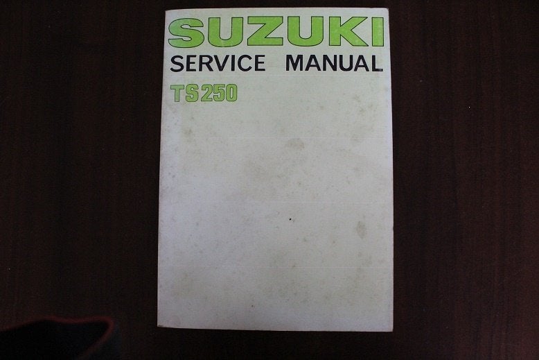 Suzuki TS250 1976 mororcycle service manual TS 250 off road, Ophalen of Verzenden, Suzuki