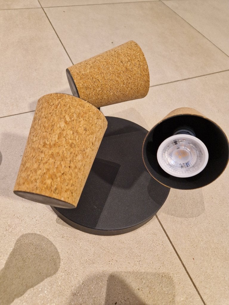 2x Plafondverlichting - verstelbare spotjes, Ophalen, Verstelbaar, Zo goed als nieuw, LED