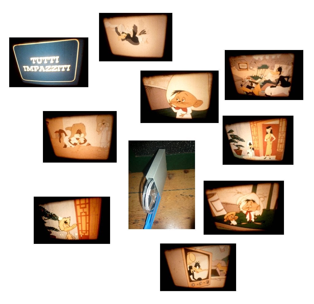 8mm film Daffy Duck Speedy Gonzales - Tutti Impazitti -, Ophalen of Verzenden, 8mm film