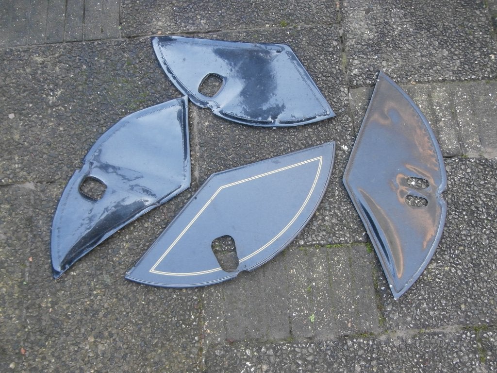 fiets jasbeschermer wielbeschermer omafiets opoefiets zwart, Kunststof, Ophalen of Verzenden, Gebruikt, Spatbord
