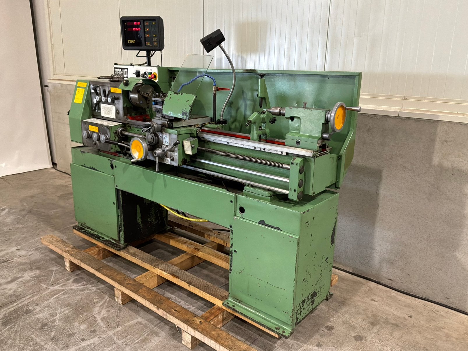 ZMM HU 310 x 1000 draaibank, Ophalen, Zo goed als nieuw, Metaaldraaibank, 500 tot 1000 mm