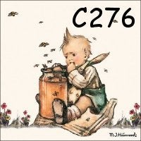 Servetten decoupage/bullet journal – Hummel jongetje C276, Verzenden, Nieuw