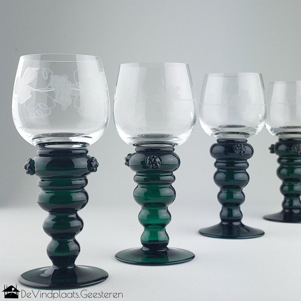 Theresienthal kristallen roemer wijnglazen, Antiek en Kunst, Antiek | Glas en Kristal, Ophalen of Verzenden