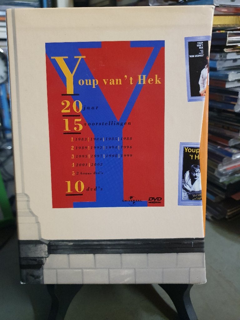 Youp van ‘t Hek oeuvre 20 jaar ,boxset 10 dvds, Alle leeftijden, Ophalen, Zo goed als nieuw, Stand-up of Theatershow