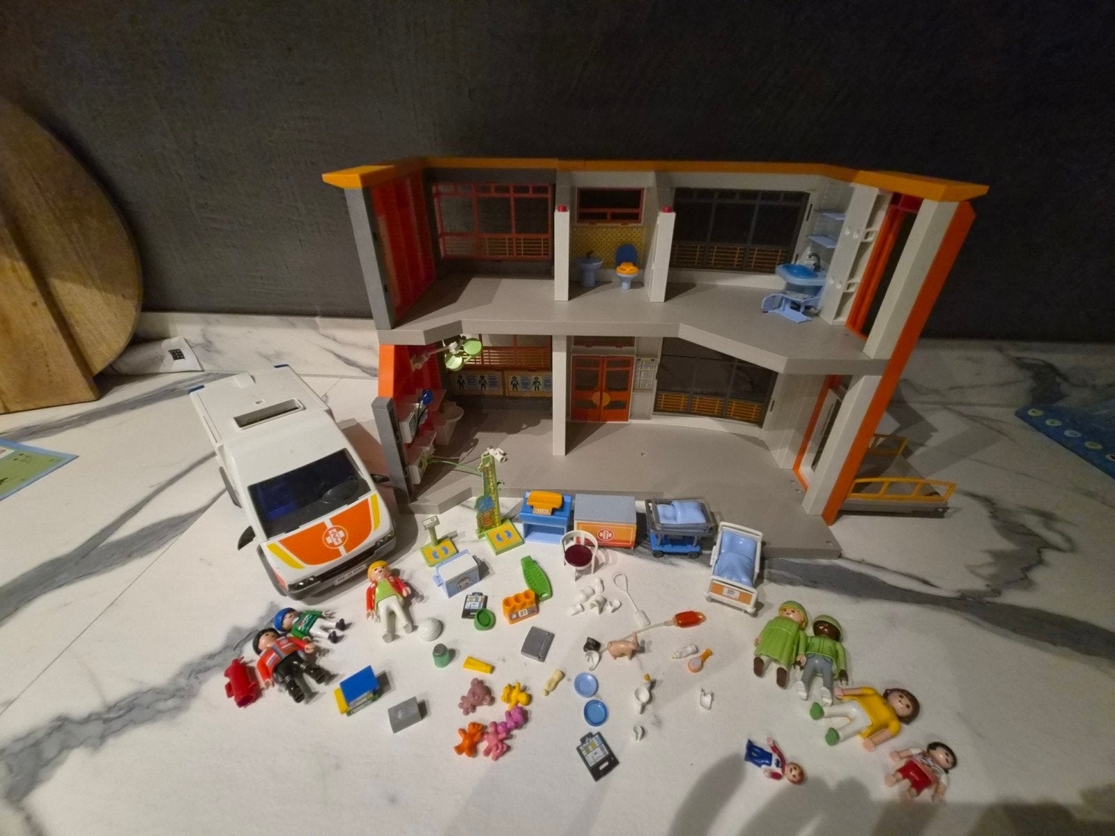 Playmobil Ziekenhuis en Ambulance, Ophalen, Gebruikt