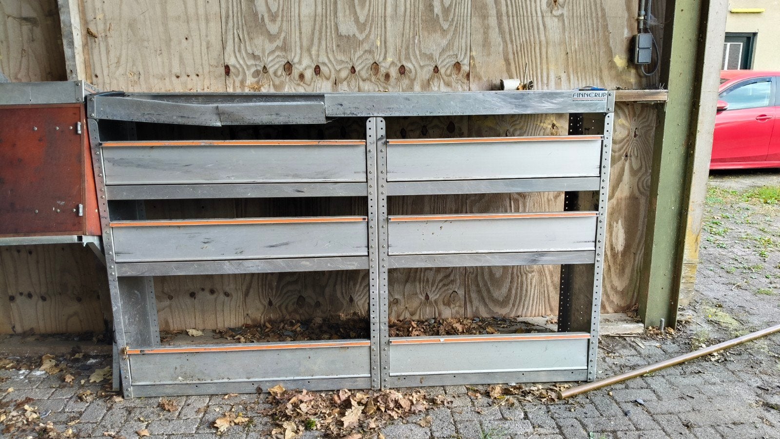 Aluminium Finnerup bedrijfswageninrichting Renault Master, Ophalen, Gebruikt, Renault