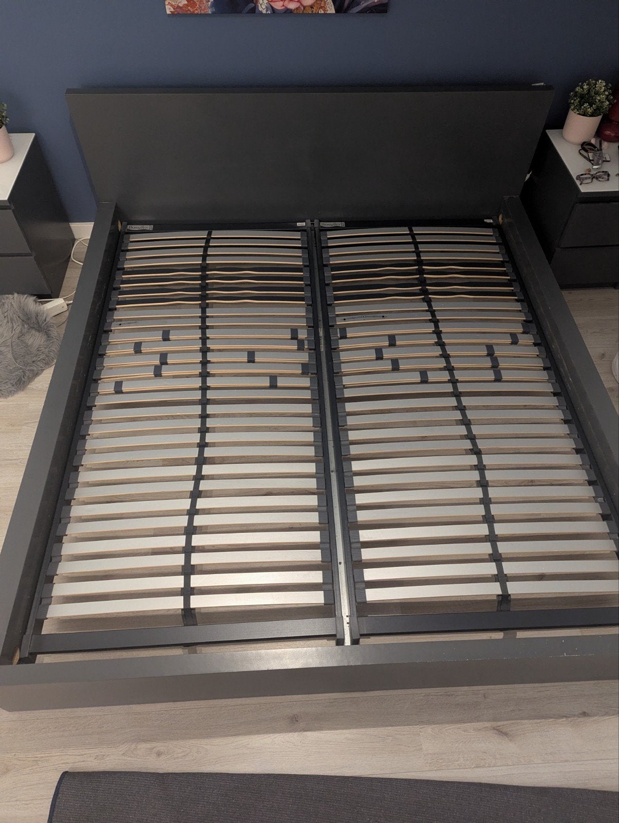 IKEA Malm bed 180x200 cm met lattenbodems, Huis en Inrichting, Ophalen, Gebruikt, Tweepersoons, 180 cm