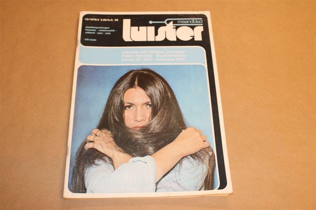 Magazine - Luister - Hifi-tests, plaatbesprekingen e.d. 1978, Ophalen of Verzenden, 1960 tot 1980, Knipsel(s)