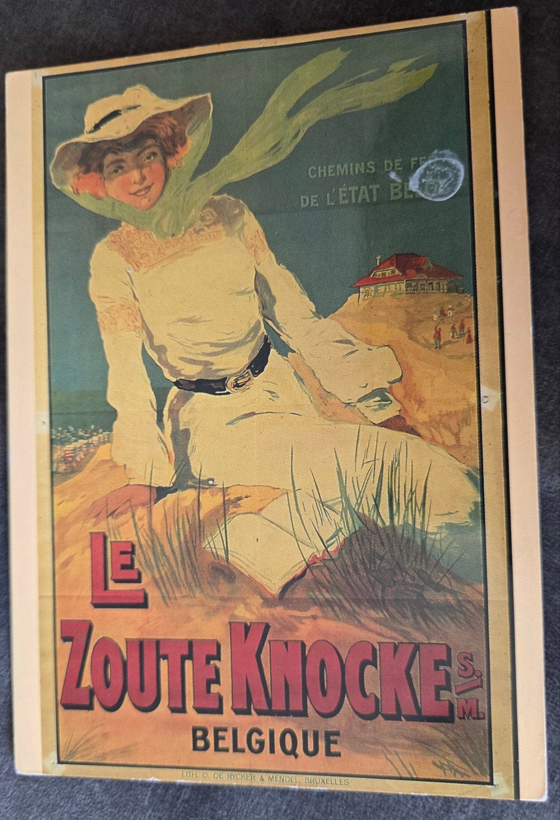 Le Zoute Knokke België (1908), Verzenden, Gelopen, Overige thema's
