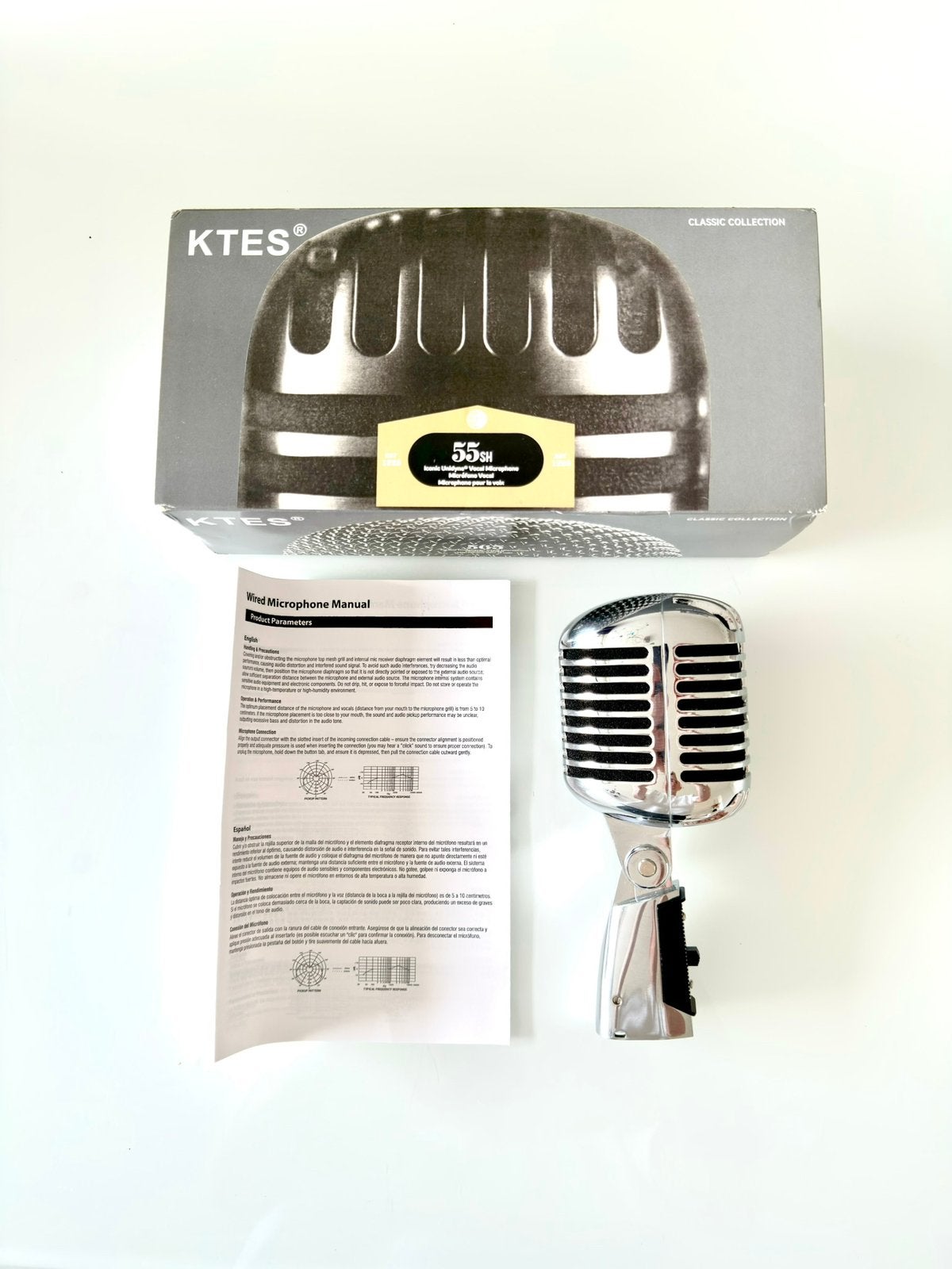 KTES 55SH series II, Ophalen of Verzenden, Zo goed als nieuw, Zangmicrofoon