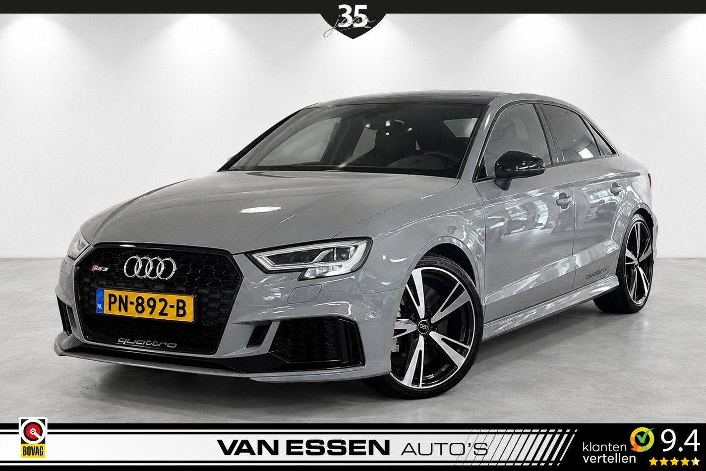 Audi A3 Limousine 2.5 TFSI RS 3 Quattro Keramisch Navi Leder, Auto's, Audi, Automaat, 1490 kg, Gebruikt, Euro 6